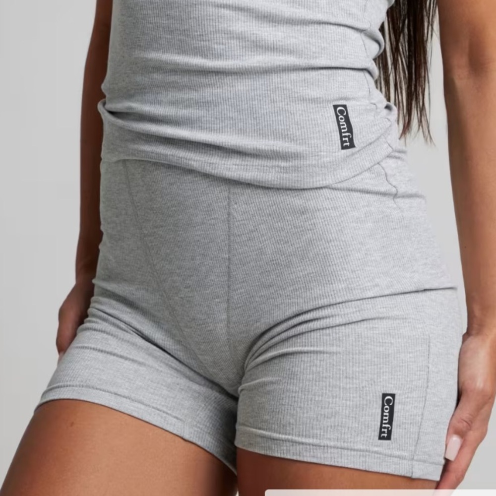 Comfrt Ribbed Contour Boxer Slate‎ XS New With Tags - Picture 3 of 7